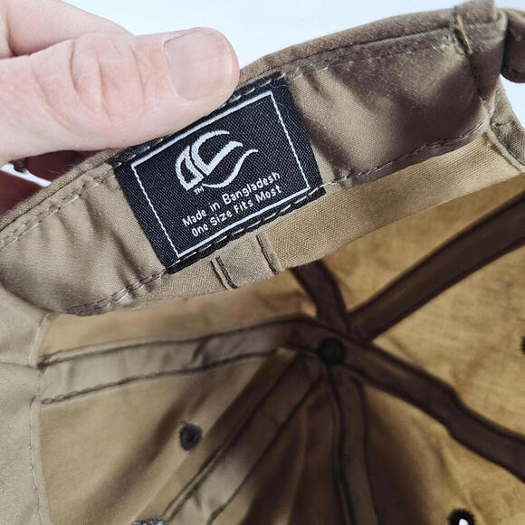 Union Pacific Railroad Brown Hat Cap OSFM Waxed Canvas NWT READ - Picture 10 of 12